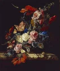 Váza s květinami, 1663